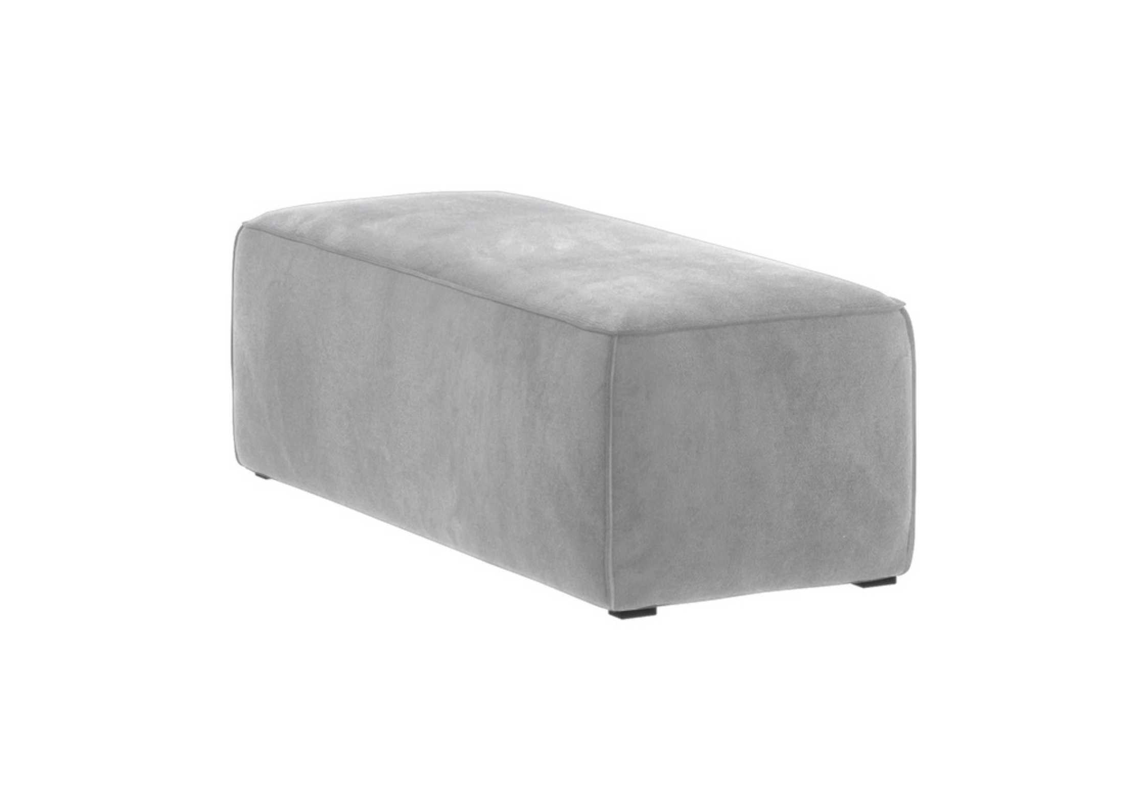 Szara pufa z przeszyciami